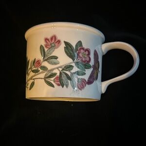 Portmeirion Floral Mug with Pink and Green Design